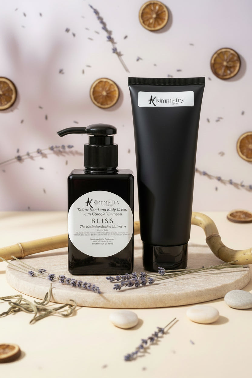 Tallow Hand and Body Cream with Colloidal Oatmeal BLISS Spa Collection- Squeeze Tube