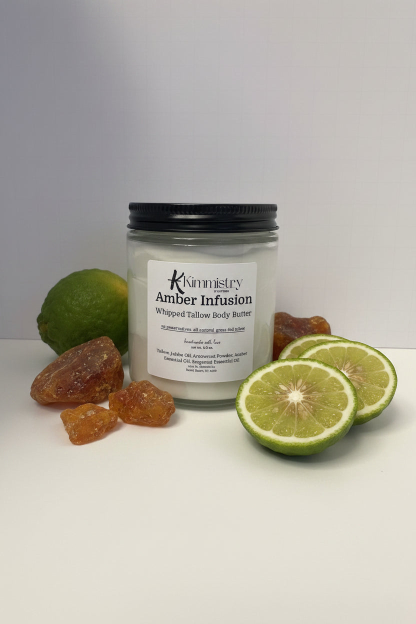 Amber Infusion Whipped Tallow Body Butter
