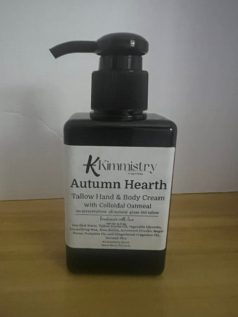 Autumn Hearth Tallow Hand & Body Cream – Colloidal Oatmeal