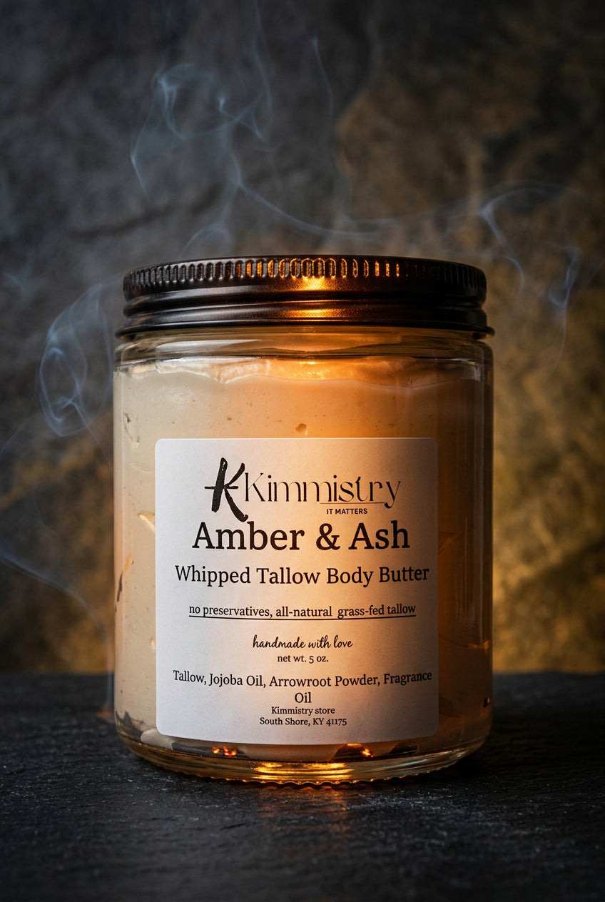 Amber & Ash Tallow Whipped Body Butter