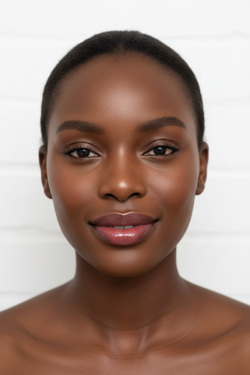 Broadway Berry on dark skin tone