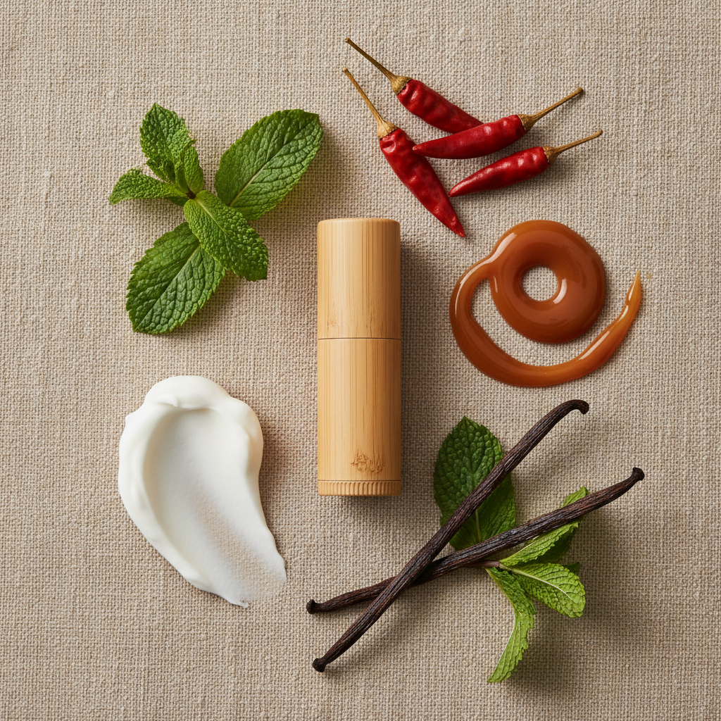 Peppermint Kiss Luxe Lip Melt – Flat Lay